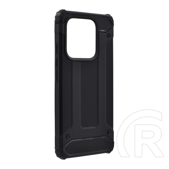 Gigapack Xiaomi Redmi Note 14 5G defender szilikon telefonvédő (ütésállóság, légpárnás sarok, fémhatás) fekete