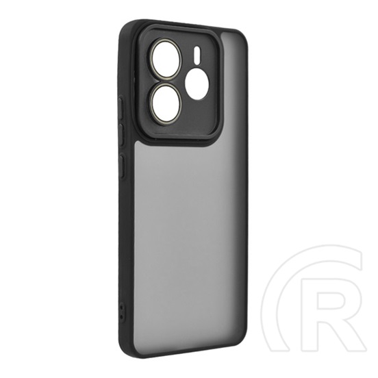 Gigapack Xiaomi Redmi Note 14 5G szilikon telefonvédő (ütésállóság, akril hátlap, kameravédő) fekete