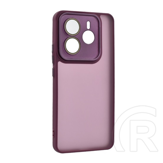 Gigapack Xiaomi Redmi Note 14 5G szilikon telefonvédő (ütésállóság, akril hátlap, kameravédő) lila