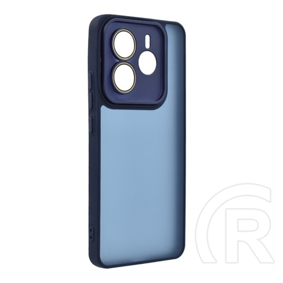 Gigapack Xiaomi Redmi Note 14 5G szilikon telefonvédő (ütésállóság, akril hátlap, kameravédő) sötétkék