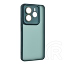 Gigapack Xiaomi Redmi Note 14 5G szilikon telefonvédő (ütésállóság, akril hátlap, kameravédő) sötétzöld
