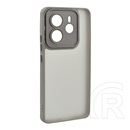 Gigapack Xiaomi Redmi Note 14 5G szilikon telefonvédő (ütésállóság, akril hátlap, kameravédő) világosszürke