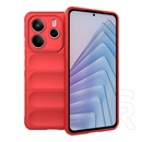 Gigapack Xiaomi Redmi Note 14 5G  szilikon telefonvédő (ütésállóság, kameravédő, 3d) piros
