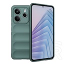 Gigapack Xiaomi Redmi Note 14 5G  szilikon telefonvédő (ütésállóság, kameravédő, 3d) sötétzöld
