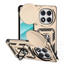 Gigapack Xiaomi Redmi Note 14 Pro 4G defender szilikon telefonvédő (ütésállóság, tartógyűrű, kameravédő) arany