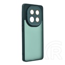 Gigapack Xiaomi Redmi Note 14 Pro 4G szilikon telefonvédő (ütésállóság, akril hátlap, kameravédő) sötétzöld
