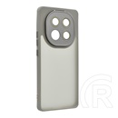 Gigapack Xiaomi Redmi Note 14 Pro 4G szilikon telefonvédő (ütésállóság, akril hátlap, kameravédő) világosszürke
