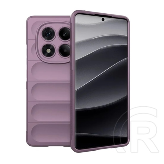 Gigapack Xiaomi Redmi Note 14 Pro 4G szilikon telefonvédő (ütésállóság, kameravédő, 3d) lila