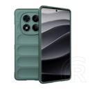 Gigapack Xiaomi Redmi Note 14 Pro 4G szilikon telefonvédő (ütésállóság, kameravédő, 3d) sötétzöld