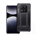 Gigapack Xiaomi Redmi Note 14 Pro 5G defender szilikon telefonvédő (ütésállóság, légpárnás sarok, fémhatás) fekete