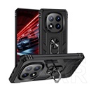 Gigapack Xiaomi Redmi Note 14 Pro 5G defender szilikon telefonvédő (ütésállóság, tartógyűrű, mágneses) fekete