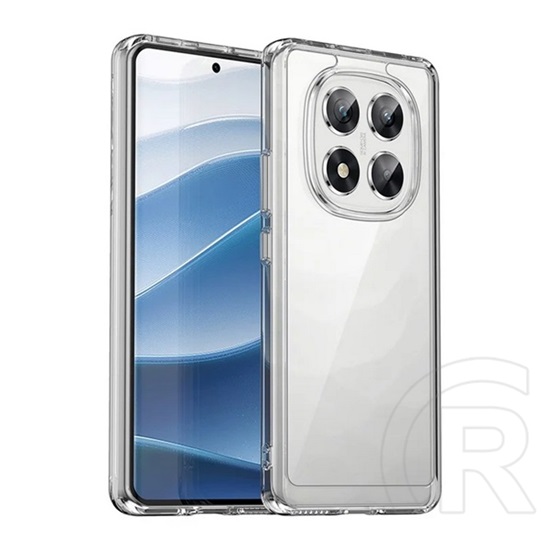 Gigapack Xiaomi Redmi Note 14 Pro 5G szilikon telefonvédő (ütésállóság, átlátszó hátlap) átlátszó