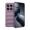 Gigapack Xiaomi Redmi Note 14 Pro 5G szilikon telefonvédő (ütésállóság, kameravédő, 3d) lila