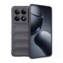 Gigapack Xiaomi Redmi Note 14 Pro 5G szilikon telefonvédő (ütésállóság, kameravédő, 3d) sötétszürke