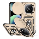 Gigapack Xiaomi Redmi Note 14 Pro Plus 5G defender szilikon telefonvédő (ütésállóság, tartógyűrű, kameravédő) arany