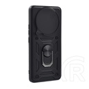 Gigapack Xiaomi Redmi Note 14 Pro Plus 5G defender szilikon telefonvédő (ütésállóság, tartógyűrű, kameravédő) fekete