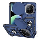 Gigapack Xiaomi Redmi Note 14 Pro Plus 5G defender szilikon telefonvédő (ütésállóság, tartógyűrű, kameravédő) sötétkék