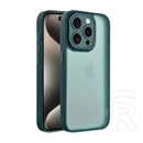 Gigapack Xiaomi Redmi Note 14 Pro Plus 5G szilikon telefonvédő (ütésállóság, akril hátlap, kameravédő) sötétzöld