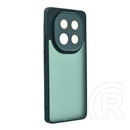 Gigapack Xiaomi Redmi Note 14 Pro Plus 5G szilikon telefonvédő (ütésállóság, akril hátlap, kameravédő) sötétzöld