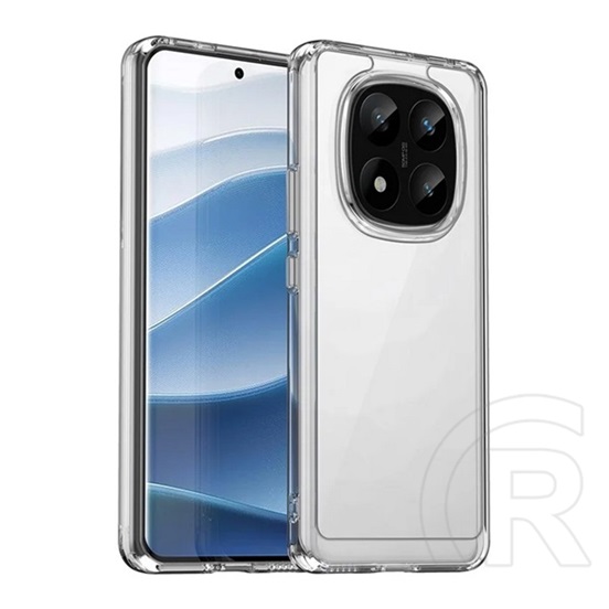 Gigapack Xiaomi Redmi Note 14 Pro Plus 5G szilikon telefonvédő (ütésállóság, átlátszó hátlap) átlátszó