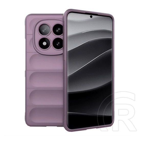Gigapack Xiaomi Redmi Note 14 Pro Plus 5G szilikon telefonvédő (ütésállóság, kameravédő, 3d) lila