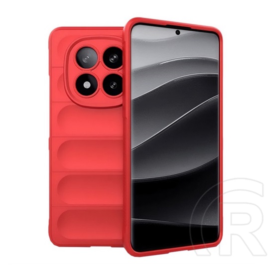 Gigapack Xiaomi Redmi Note 14 Pro Plus 5G szilikon telefonvédő (ütésállóság, kameravédő, 3d) piros