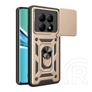 Gigapack Xiaomi Redmi Note 15 5G defender szilikon telefonvédő (ütésállóság, tartógyűrű, kameravédő) arany