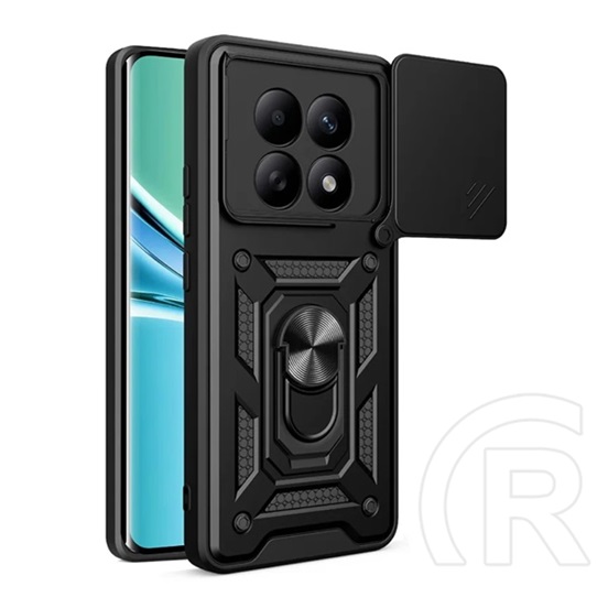 Gigapack Xiaomi Redmi Note 15 5G defender szilikon telefonvédő (ütésállóság, tartógyűrű, kameravédő) fekete