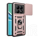 Gigapack Xiaomi Redmi Note 15 5G defender szilikon telefonvédő (ütésállóság, tartógyűrű, kameravédő) rozéarany