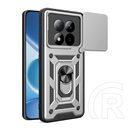 Gigapack Xiaomi Redmi Note 15 Pro 5G defender szilikon telefonvédő (ütésállóság, tartógyűrű, kameravédő) ezüst
