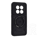 Gigapack Xiaomi Redmi Note 15 Pro 5G defender szilikon telefonvédő (ütésállóság, tartógyűrű, mágneses) fekete