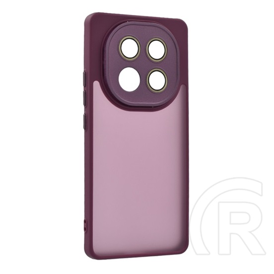 Gigapack Xiaomi Redmi Note 15 Pro 5G szilikon telefonvédő (ütésállóság, akril hátlap, kameravédő) lila