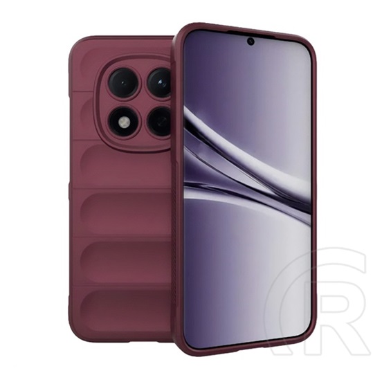 Gigapack Xiaomi Redmi Note 15 Pro 5G szilikon telefonvédő (ütésállóság, kameravédő, 3d) bordó