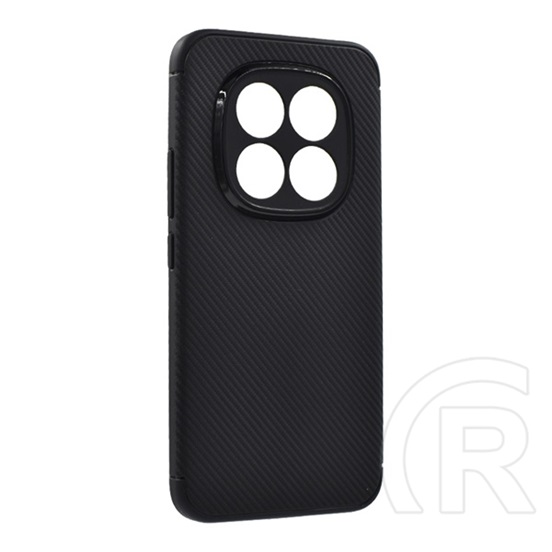 Gigapack Xiaomi Redmi Note 15 Pro 5G szilikon telefonvédő (ütésállóság, légpárnás sarok, karbon minta) fekete
