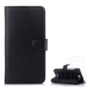 Gigapack Xiaomi Redmi Note 2  tok álló, bőr hatású (Flip, oldalra nyíló, asztali tartó funkció, prémium) fekete
