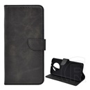 Gigapack Xiaomi Redmi Note 9T 5G tok álló, bőr hatású (Flip, oldalra nyíló, asztali tartó funkció, prémium) fekete