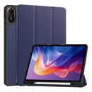 Gigapack Xiaomi Redmi Pad 2 tok álló, bőr hatású (flip, trifold, asztali tartó, ceruza tartó) sötétkék