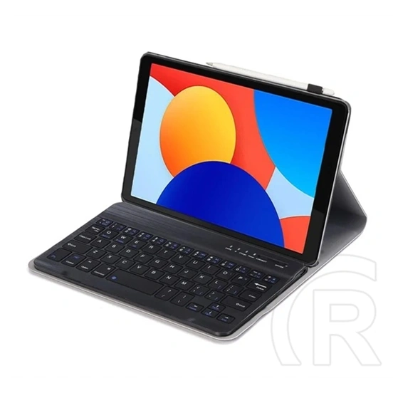 Gigapack Xiaomi Redmi Pad SE 8.7 tok álló, bőr hatású (flip, bluetooth billentyűzet, qwerty, angol nyelvű) fekete