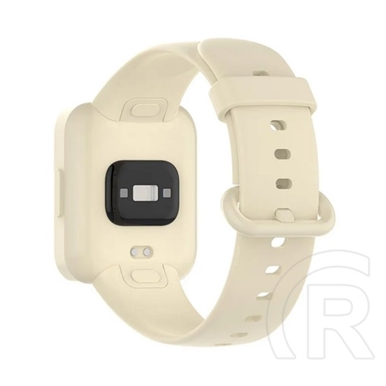 Gigapack Xiaomi Redmi Watch 2 Lite  pótszíj (egyedi méret, szilikon) bézs