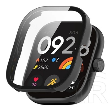 Gigapack Xiaomi Redmi Watch 5 műanyag keret (bumper, ütésállóság + kijelzővédő üveg) fekete