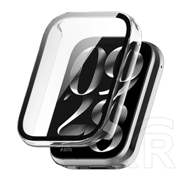 Gigapack Xiaomi Smart Band 8 Pro műanyag keret (ütésálló + kijelzővédő üveg) átlátszó
