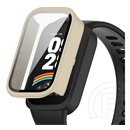 Gigapack Xiaomi Smart Band 9 Active műanyag keret (bumper, ütésállóság + kijelzővédő üveg) fehér