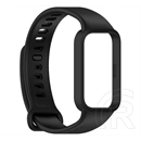 Gigapack Xiaomi Smart Band 9 Active pótszíj (egyedi méret, szilikon, ütésállóság + szilikon keret) fekete