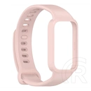 Gigapack Xiaomi Smart Band 9 Active pótszíj (egyedi méret, szilikon, ütésállóság + szilikon keret) rózsaszín