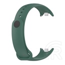 Gigapack Xiaomi Smart Band 9  pótszíj (egyedi méret, szilikon) sötétzöld
