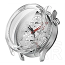 Gigapack Xiaomi Watch S5 műanyag keret (bumper, ütésállóság + kijelzővédő üveg) átlátszó