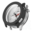 Gigapack Xiaomi Watch S5 műanyag keret (bumper, ütésállóság + kijelzővédő üveg) fekete