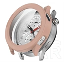 Gigapack Xiaomi Watch S5 műanyag keret (bumper, ütésállóság + kijelzővédő üveg) rózsaszín