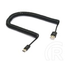 Gigapack Adatkábel (USB 3.1 - Type-C, 200-300cm, spirálkábel, fekete)