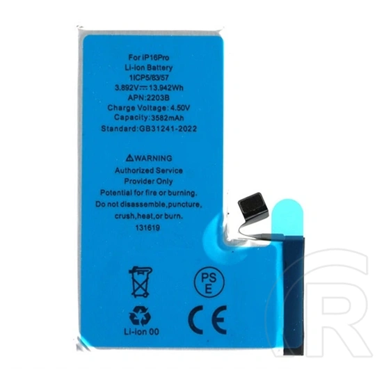 Gigapack akku 3582mah li-ion (A3293, A3083, A3292, A3294 kompatibilis)